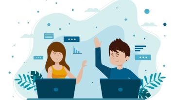 co-workers-concept-landing-page_23-2148322670